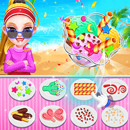 Colorful Ice Cream Shop